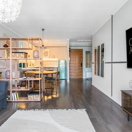 شقة Waterlane W Oknami Na Rzeke - Marina View - Comfy *