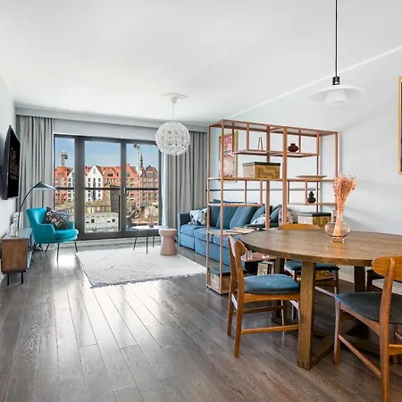 Waterlane W Oknami Na Rzeke - Marina View - Comfy * غدانسك
