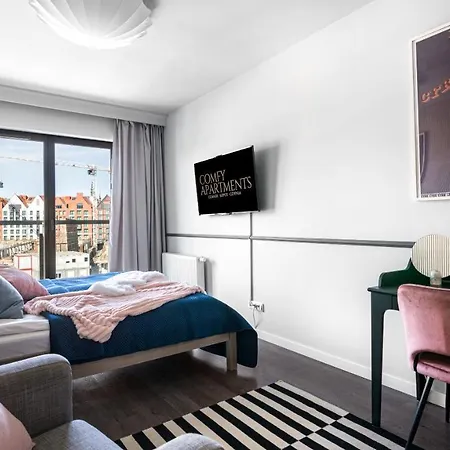 Waterlane W Oknami Na Rzeke - Marina View - Comfy *