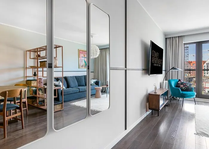 דירה Waterlane W Oknami Na Rzeke - Marina View - Comfy *